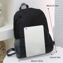 1pc Multifunctional Large Capacity Backpack, Car Design, Suitable For Hiking, Outdoor Activities, Fitness, School And Travel, Lightweight, Foldable, Equipped With Dual Zippers And Printed Design, Large Capacity Storage Bag - Multicolor - View 10