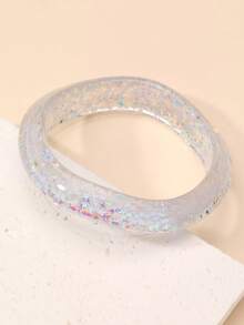NAIZHU 1/4pcs Creative Luxury Resin Bracelet Suitable For Women's Daily Wear, Date, Party, Gift For Friends - Multicolor - View 6