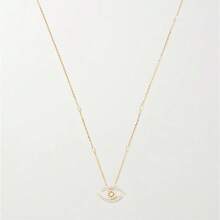 outingfit 1pc Multi-Layer Daily Layered Collarbone Chain Necklace For Women, Simple Versatile Elegant Rhinestone Bead Chain, Beach Vacation Style Accessory - Gold - View 4