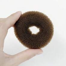 1pc Bun Hair Scrunchie - New Mesh Bun Hair Accessory, Hair Styling Tool, Donut Hair Tie, Flower Bun Hair Accessory, Suitable For Daily Commute/Work/Date/Party, Versatile For Multiple Occasions - One Size - View 10