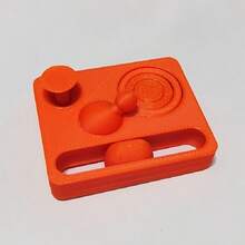 1pc Super Fun 4-In-1 Multi-Function Finger Stress Relief Toy, New Stress Relief Gameplay, 3D Printed Design, Press, Rotate, Slide, Eject All-In-One Stress Relief, Suitable For Office Desk, Home Leisure, Commute, Compact And Portable, Relieve Anxiety, Fun To Play, Emotional Healing, Suitable For 14+ Teenagers Holiday, Birthday Party Gift - Multicolor - View 5