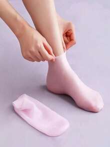 Silicone Moisturizing Soothing Socks, High Elasticity Compression Socks - Regular Model - View 11