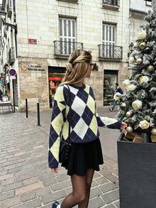 Women's Autumn/Winter New Round Neck Striped Fashion Sweater - Multicolor - View 8