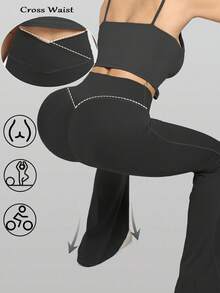 Women Leggings - Black 9117LBK - View 7