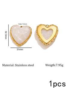 1/2Pcs Coastal Vintage Boho Shell Conch Charms For Jewelry Making, Stainless Steel Imitation Shell Pendants For DIY Necklace Earring Supplies - Acrylic Pendant - View 21