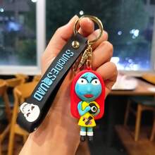 FIFA The Nightmare Before Christmas Keychain, Jack & Sally Cartoon PVC Soft Rubber Doll Pendant, Halloween Funny Skeleton Character Hanging Ornament, Backpack Car Key Accessory, Movie Merchandise Small Gift, Couple Hanging Decor With Multiple Styles To Choose From - View 8