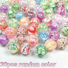 20/15/10pcs Handmade Fruit Summer Decorative Beads, 16mm Hole, Multicolor Random Assortment, DIY Craft Material Kit For Beaded Pens, Bracelets, Necklaces, Holiday Gifts, Party - Multicolor - View 10