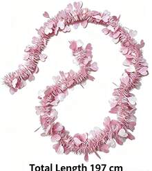 Tinsel Decoration - Pink - View 3