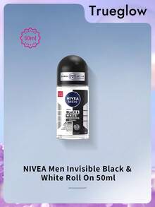 NIVEA 男士隱形黑白滾珠止汗除臭劑 原味 50ml 長效身體除臭劑 日常使用 - Original 50ml - 查看 1