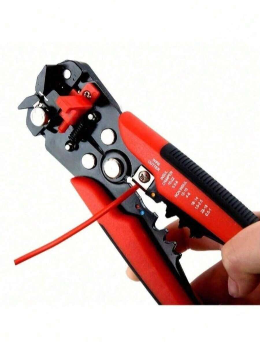 Multifunctional Automatic Wire Stripper, Suitable For Professional Electricians, Stripping Range 0.2-6mm², Ergonomic Non-Slip Design, Quick Stripping And Cutting Of Wires, Suitable For Electricians And Home Appliance Repair