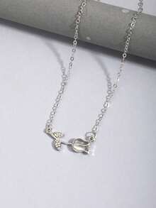 Fashionable Tulip Necklace For Women, Delicate And Versatile Collarbone Chain, Unique Personalized High-End Girlfriend Pendant - Silver - View 5