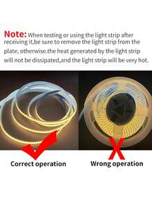 GLANBERT 5M COB LED Strip Light, Plug And Play, 5V Low Voltage, Car Decorative Light Strip, Holiday Decoration - COB LED Strip - View 13