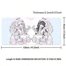 Beauty Anime Girl Large XXL Leather Mouse Pad Leather Waterproof Anti-Slip Dining Table Mat Office Desk Mat Computer Keyboard Leather Mousepad - View 17