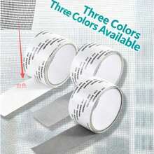 1/3/6/12pcs Self-Adhesive Mesh Window Repair Tape, Waterproof Tear-Resistant Insect Screen Patch, Strong Adhesion, Suitable For Fabric And Screen Windows, Applicable For Dorm/Curtain Window Repair, Kitchen Accessories Essential - A - View 18