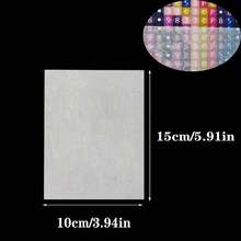 New Diamond Painting Release Paper, Thin Anti-Stick DIY Diamond Embroidery Cover Replacement Paper, Suitable For Canvas Protection Diamond Mosaic Tool Accessories Dust-Proof Sticker - 25pcs - View 9