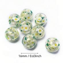 20/15/10pcs Handmade Fruit Summer Decorative Beads, 16mm Hole, Multicolor Random Assortment, DIY Craft Material Kit For Beaded Pens, Bracelets, Necklaces, Holiday Gifts, Party - Multicolor - View 5