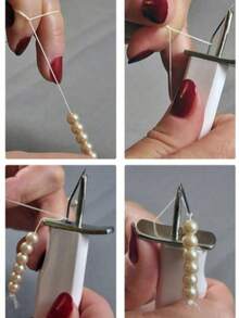 Portable Beading Knotting Tool, Handheld Jewelry Knotting Device, Suitable For DIY Bracelet And Necklace Making, Easy Beading Tool, Neat Knotting, Suitable For Beginners And Professionals Handmade Accessories - A - View 5