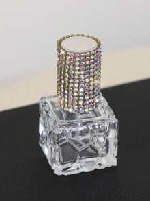 1pc 10ml Exquisite Refillable Aluminum Spray Tip Glass Bottle Diamond Pattern Small Perfume Atomizer Bottle For Travel Cologne Perfume Pump Box Bottle Portable, Room, Bedroom, Daily Applicable Bottle,Jar,Perfume, Glass Containers, Perfume Sprayers - View 5
