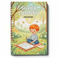 Super Sudoku Spiral Logic Puzzle Notebooks, Beginner To Challenge 4-Level Progressive Number Grid Games, Focus & Concentration Training, Logical Thinking, Problem Solving, Brain Training, Screen-Free Home Classroom Travel Activity - Super Sudoku - View 11