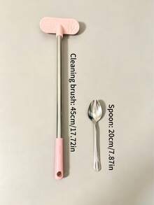 Long Handle Cleaning Brush, Perfect For Bathroom Cleaning. Its Sturdy Bristles Effectively Remove Stubborn Stains. Designed For Convenient Use, Keeping Your Hands Clean. Ideal For Deep Cleaning Toilets. - A - View 10