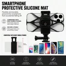 Head-Mounted Phone Holder With Phone Clip, First-Person View POV Head Strap For Action Camera, Hands-Free Fixed Mount For Outdoor Live Streaming And Video Recording - Multicolor - View 4
