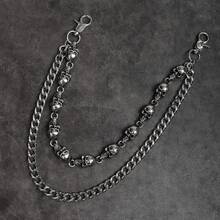 European And American Hip Hop Vintage Men's Cool Waist Chain Motorcycle Metal Dark Skull Jeans Chain Accessory Big Ghost Personalized Pants Chain - Multicolor - View 6
