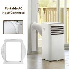 Portable Air Conditioner Hose Adapter With Square To Round Interface 5.9 Inch Diameter Exhaust Pipe Body Connector - View 5