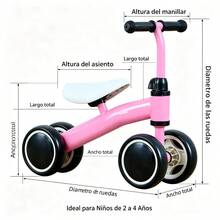 Kids Balance Bikes - White - View 3