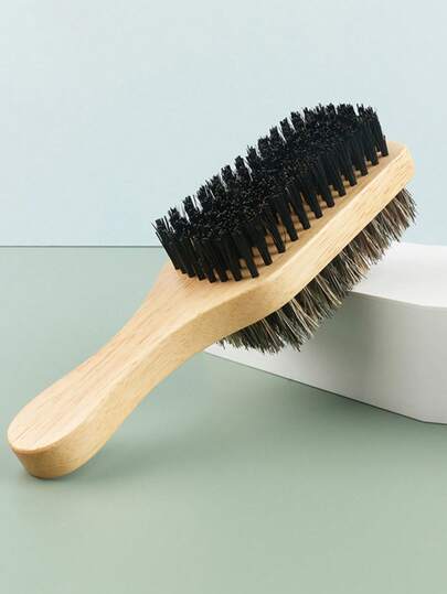1 Peça Escova de Barba de Madeira Natural Dupla Face com Cerdas de Javali e Cerdas de Nylon, Escova de Cuidados com a Barba Masculina, Ferramenta de Corte de Cabelo Escultura Limpeza de Cabelos Quebrados Escova de Limpeza de Cabeleireiro, Escova Multifuncional de Cabo de Madeira Dupla Face, Escova de Barba Masculina com Cerdas de Javali e Borracha de Madeira Dupla Face para Penteado com Óleo Limpeza de Cabelos Quebrados, Escova de Barba Masculina com Cerdas de Nylon Escova de Penteado de Barba Escova de Corte de Cabelo de Cabeleireiro Limpeza de Cabelos Quebrados, Escova de Barba Escova de Cabelo com Óleo Pente de Três Fileiras Corte de Cabelo Limpeza de Cabelos Quebrados Limpeza de Pescoço Escova de Cabelo de Madeira Maciça com Cerdas de Javali Escova de Cabelo Suave Escova de Barba Masculina, Escova de Limpeza de Cabelo Escova de Cerdas de Javali Escova de Cabelo com Óleo Uso Doméstico Ferramenta de Barba