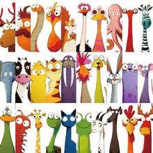 30pcs Funny Animal Bookmark Are Suitable As School Gifts And Reward Gifts,Cartoon Reading Pages, Book Tag Decorations, Creative Student Gifts, DIY Bookmarks, Back To School Season - 1set/30PCS - View 1