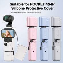 Silicone Protective Case For Osmo Pocket 4&4P, Lens Protective Cover Anti-Scratch Skin, Includes Screen Protector And Other Action Camera Protective Case Accessories (Protective Case Only) - View 2