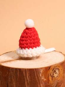 1pc Mini Knitted Pet Hat, Hamster Hat, Parrot Hat, Knitted Pet Small Cap, Lizard Snake Hat, Small Pet Christmas Hat - Multicolor - View 19