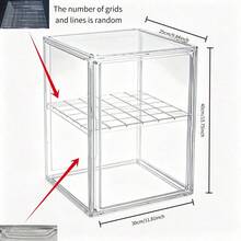 Transparent Multi-Layer Storage Box, Suitable For Storing Various Baby Bottles, Formula Powder And Other Feeding Supplies, Daily Indoor Storage - Clear - View 3