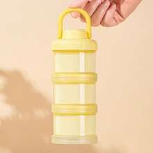 3-Layer Baby Formula Dispenser Portable Travel Detachable Newborn Baby Large Capacity Airtight Storage Container With Compartments - Multicolor - View 7