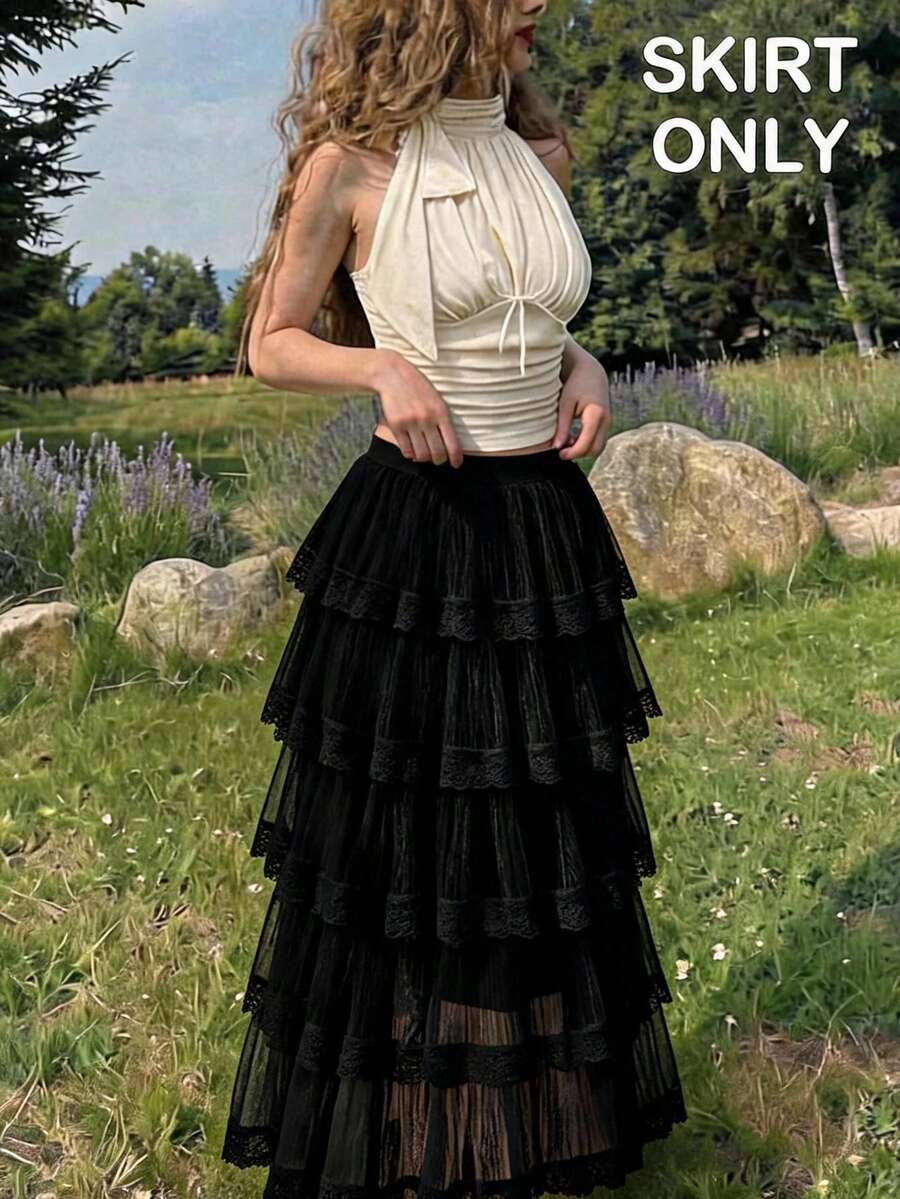 Women Skirts - Black - View 1