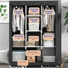 Portable Closets - Grey - View 6