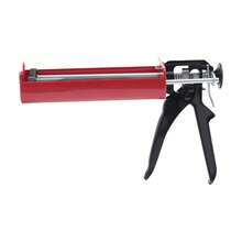 HOHOBLA Double-Barrel Caulking Gun, Panel Bond Adhesive Applicator For 400ml/13.5oz Mix Ratio 1:1, Manual Double Cartridge Caulk Gun, For Kitchen, Bathroom, And DIY Projects, Red - Default - View 7