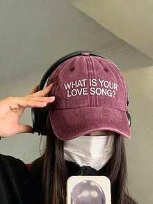 1pc Embroidered Always 75 Washed Baseball Cap, Outdoor Adjustable Sun Protection Casual Hat, Suitable For Spring/Autumn Travel, Beach Vacation, Men/Women Sun Hat, Y2K Style Youth Cap - Yellow - View 12