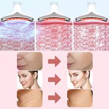 Dam Facial Anti-Wrinkle Massager With 3 Modes Of Use, EMS, Heat Compress, And 7 LED Lights. - View 4