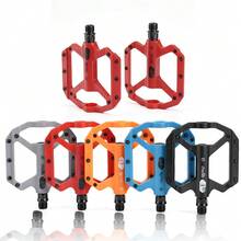 CHOOEE 9/16 Inch Nylon Bicycle Pedals, Non-Slip Wide Platform Flat Pedals For MTB, BMX And Road Bikes - Black - View 2