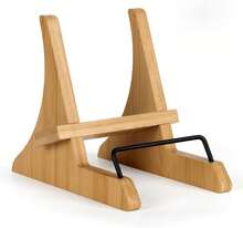 Bamboo Cookbook Stand For Kitchen Countertop - Apricot - View 7