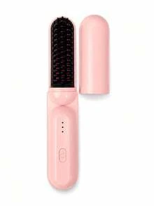 SKYWORTH 3000mAh Women's Portable Wireless Hair Straightener Comb, 3 Temperature Settings, Anti-Scald Outer Comb Teeth Design, Includes Full Coverage Protective Case, Rechargeable Travel Hair Styling Comb - Multicolor - View 11