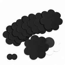 100入/10入 一次性無縫透氣自黏隱形胸墊，內衣配件，婚禮配件 - 黃色 - 查看 7