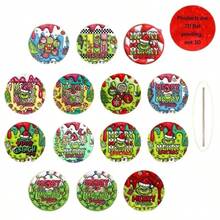 The Grinch 1pc Wooden Pendants, Christmas Decorations, Christmas Tree Decorations, Christmas Party Decorations - Multicolor - View 5