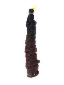 Loose Curls, Crochet Hair, Gradient Spiral Ponytail, Pre-Stretched Dreadlocks, Hair Extensions, Multiple Colors Available For Hair Styling. - Multicolor - View 11
