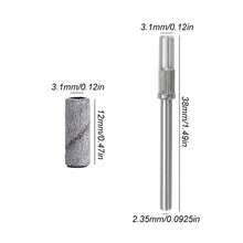 200+1件組 (#80#120#180#240) 4種粗粒度 附迷你軸心 3mm 迷你磨砂環帶組 電動磨甲機美甲磨頭 美甲工具配件 - 淺灰色 - 查看 5