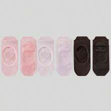 1/3/6 Paar atmungsaktive rutschfeste Sportsocken für Frauen, Barre Pilates Yoga Socken, Grip Socken für Tanz Yoga Tennis Laufen Radfahren Workout Fitnessstudio Zubehör Bodenübungen, ideales Geschenk für Tanz- und Fitnessbegeisterte, essenzielle Trainingsausrüstung - Yoga Socken - Verschiedenfarbig - Übersicht 17