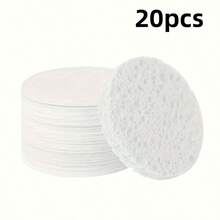 Round Compressed Facial Cleansing Sponges, Soft Face Wash Sponge Pads For Makeup Removal, Gentle Exfoliating & Daily Skincare, Multiple Colors - Multicolor - View 12