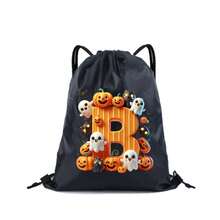 1Pc Halloween Backpack For Men & Women, Multifunctional Waterproof Sports Bag, Lightweight Gym Daypack For Running Fitness, Phone Storage Pocket - Multicolor - View 5