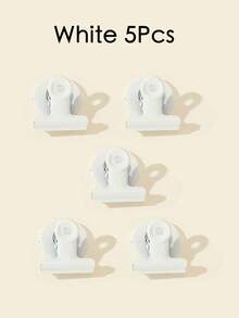 1/5pcs Magnetic Clips, Suitable For Whiteboards And Refrigerators - Heart-Shaped Plastic Magnets, Used For Organizing And Decorating Kitchens And Offices, Magnetic Clips For Documents And Receipts, Colorful Refrigerator Magnets, Metal Magnetic Clips - Multicolor - View 13